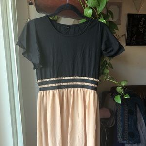 Anthropologie style little black dress